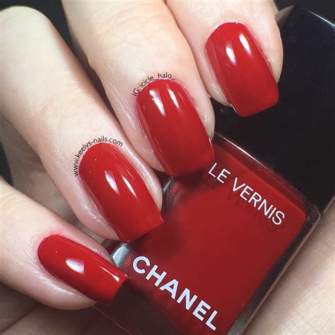 chanel deep red nail polish|chanel rouge puissant nail polish.